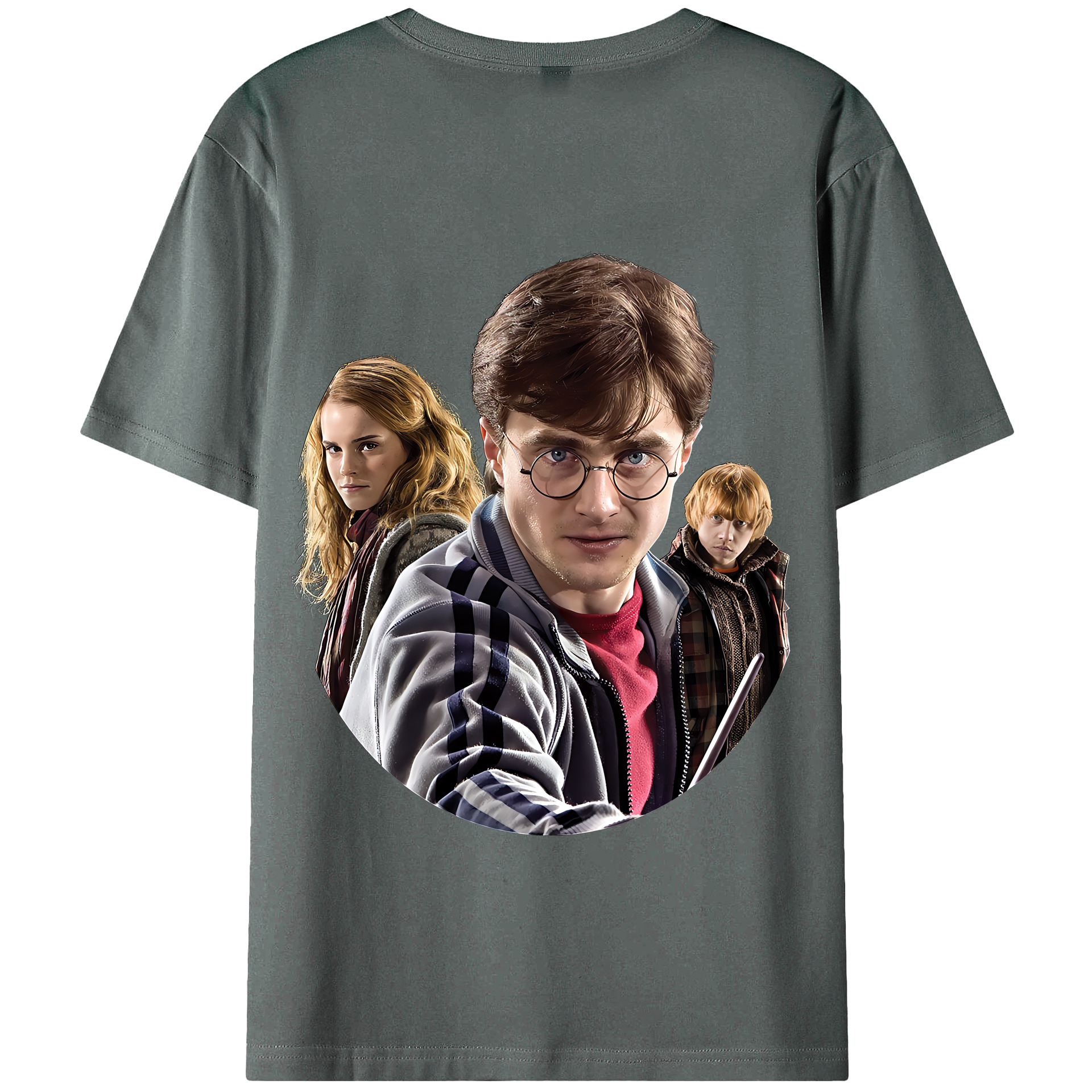 （画像用） Harry Potter ハリー・ポッターシリーズ 綿100％半袖Tシャツ（背面プリント）